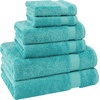 image:imageCotton Paradise 4 Piece Turkish Bath Towels for Bathroom 100 Cotton Extra Large Soft Plush Towels Bathroom Set Aqua BlueTurquoise