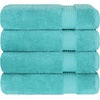 image:imageCotton Paradise 4 Piece Turkish Bath Towels for Bathroom 100 Cotton Extra Large Soft Plush Towels Bathroom Set Aqua BlueTurquoise