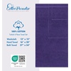 image:imageCotton Paradise 4 Piece Turkish Bath Towels for Bathroom 100 Cotton Extra Large Soft Plush Towels Bathroom Set Aqua BlueViolet Purple
