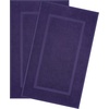 image:imageCotton Paradise 4 Piece Turkish Bath Towels for Bathroom 100 Cotton Extra Large Soft Plush Towels Bathroom Set Aqua BlueViolet Purple