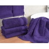 image:imageCotton Paradise 4 Piece Turkish Bath Towels for Bathroom 100 Cotton Extra Large Soft Plush Towels Bathroom Set Aqua BlueViolet Purple