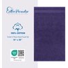 image:imageCotton Paradise 4 Piece Turkish Bath Towels for Bathroom 100 Cotton Extra Large Soft Plush Towels Bathroom Set Aqua BlueViolet Purple