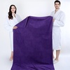 image:imageCotton Paradise 4 Piece Turkish Bath Towels for Bathroom 100 Cotton Extra Large Soft Plush Towels Bathroom Set Aqua BlueViolet Purple