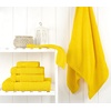 image:imageCotton Paradise 4 Piece Turkish Bath Towels for Bathroom 100 Cotton Extra Large Soft Plush Towels Bathroom Set Aqua BlueYellow