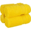 image:imageCotton Paradise 4 Piece Turkish Bath Towels for Bathroom 100 Cotton Extra Large Soft Plush Towels Bathroom Set Aqua BlueYellow
