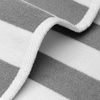 image:imageCotton Paradise Cabana Stripe Beach Towels 4 Packed 30x60 inches Extra Large Pool Towels Soft Absorbent Quick Dry YellowLight Gray
