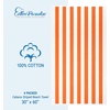 image:imageCotton Paradise Cabana Stripe Beach Towels 4 Packed 30x60 inches Extra Large Pool Towels Soft Absorbent Quick Dry YellowMix Color