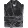 image:imageCotton Paradise Mens and Womens Robe Warm Fleece Unisex Bathrobes Plush Couple RobesAntrasit Grey