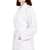 image:imageCotton Paradise Mens and Womens Robe Warm Fleece Unisex Bathrobes Plush Couple RobesCotton White